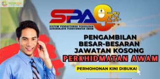 Official Pengambilan Besar-Besaran Pekerja Di Suruhanjaya Perkhidmatan Awam SPA9 Ambilan Ogos 2023 Pengambilan Besar-Besaran Pekerja Di Suruhanjaya Perkhidmatan Awam SPA9 Ambilan Ogos 2023
