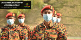 Pengambilan Pegawai Bomba Bantuan Bagi Kemasukan Bulan September 2023