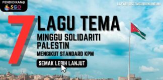 Cadangan 7 Lagu Tema Minggu Solidariti Palestin Cadangan 7 Lagu Tema Minggu Solidariti Palestin