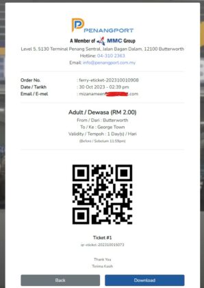 Jadual Feri Pulau Pinang : Panduan Dan Cara Beli Tiket Feri Pulau ...