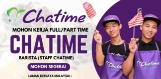 kerja part time chatime