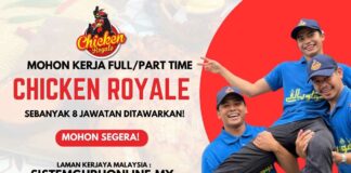 mohon kerja chicken royale