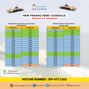 Jadual Feri Pulau Pinang : Panduan Dan Cara Beli Tiket Feri Pulau ...