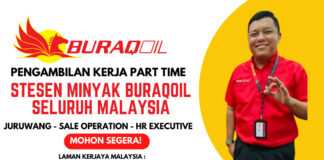 Pengambilan Kerja Part Time Buraqoil Bagi Seluruh Malaysia Kerja Part Time Buraqoil