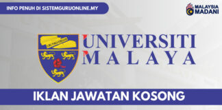 Iklan Jawatan Universiti Malaya Ambilan Dua Jawatan Dengan Gaji Sehingga RM7676 Iklan Jawatan Universiti Malaya