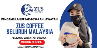 Kerja Part Time Zus Coffee
