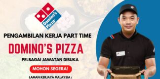 Kerja Part Time Dominos Pizza Untuk 3 Jawatan Kerja Part Time Dominos Pizza