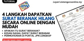 4 Langkah Dapatkan Surat Beranak Hilang Secara Online Dengan Mudah 4 Langkap Dapatkan Surat Beranak Hilang Secara Online Dengan Mudah