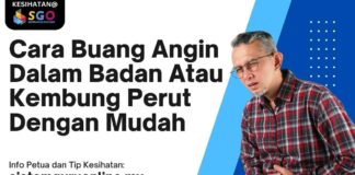 CARA BUANG ANGIN DALAM PERUT