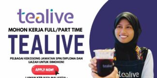 Cara Mohon Kerja Tealive yang Mempunyai Lebih 200 Cawangan Dalam Malaysia Mohon kerja Tealive