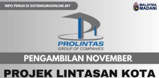 Jom Mohon Kerja PROLINTAS November 2023 Mohon kerja PROLINTAS November