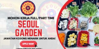 Permohonan Kerja Seoul Garden yang Mempunyai 5 Jawatan Kosong kerja seoul garden