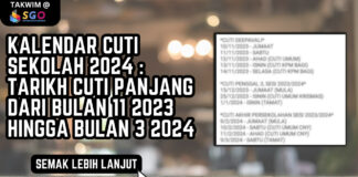 Kalendar Cuti Sekolah 2024 : Tarikh Cuti Panjang Dari Bulan 11 2023 Hingga Bulan 3 2024 Cuti Sekolah 2024