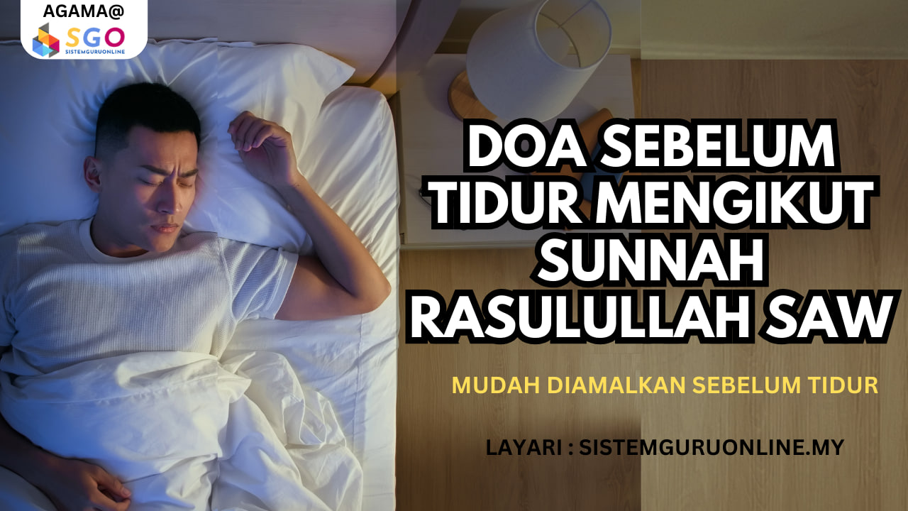 Doa Sebelum Tidur Terjemahan Dan Amalan Sunnah