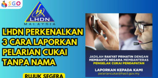 Cara Laporkan Pelarian Cukai Tanpa Nama