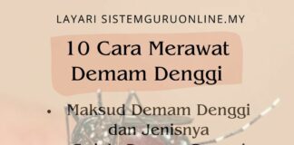 10 Cara Merawat Demam Denggi Dengan Sangat Mudah!