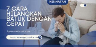 Cara Hilangkan Batuk