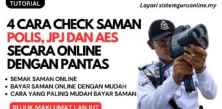 4 Cara Check Saman Polis, JPJ dan AES Secara Online Dengan Pantas