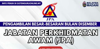 PENGAMBILAN KERJA JPA DISEMBER 2023