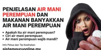 Penjelasan Air Mani Perempuan dan Makanan Banyakkan Air Mani Perempuan Penjelasan Air Mani Perempuan dan Makanan Banyakkan Air Mani Perempuan
