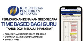 Permohonan Kenaikan Gred Secara Time Based Bagi Guru 2024 Melalui ePangkat