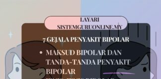 Simptom-simptom Penyakit Bipolar, Maksud Bipolar, Jenis-jenis Bipolar, Kesan Bipolar, Cara Mencegah Bipolar dan Ujian Pemantauan Bipolar 7 Tanda Bipolar