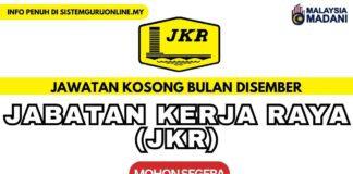 jawatan kosong JKR disember 2023