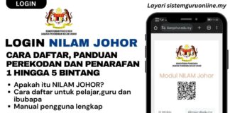 Login NILAM JOHOR : Cara Daftar, Panduan Perekodan dan Penarafan 1 Hingga 5 Bintang login nilam johor