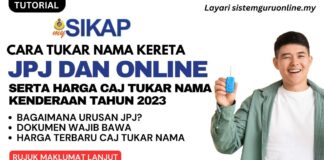 Cara Tukar Nama Kereta JPJ dan Online Serta Harga Caj Tukar Nama Kenderaan Tahun 2023 tukar nama kereta