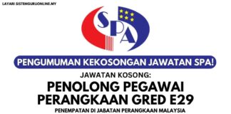 Jawatan Kosong Penolong Pegawai Perangkaan Gred E29 Januari 2024 di Jabatan Perangkaan Malaysia Jawatan Kosong Penolong Pegawai Perangkaan Gred E29 Januari 2024 di Jabatan Perangkaan Malaysia