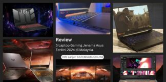 5 Laptop Gaming Jenama Asus Terkini 2024 di Malaysia 5 Laptop Gaming Jenama Asus Terkini 2024 di Malaysia