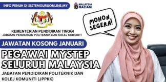 Pengambilan Pegawai Mystep JPPKK Januari 2024 Permohonan Pengambilan Pegawai Mystep JPPKK Januari 2024
