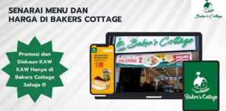Bakers Cottage: Senarai Menu dan Harga Terkini Makanan di Bakers Cottage Malaysia 2024