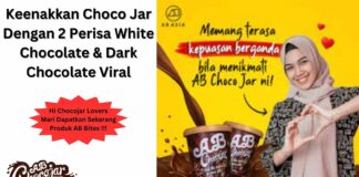 Produk AB Bites: Choco Jar Dengan 2 Perisa White Chocolate & Dark Chocolate Viral Produk AB Bites: Choco Jar Dengan 2 Perisa White Chocolate & Dark Chocolate Viral
