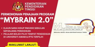 Permohonan MyBrain 2.0 2024, Elaun ESH dan Syarat Kelayakan Permohonan MyBrain 2.0 2024 Serta Syarat MyBrain 2.0