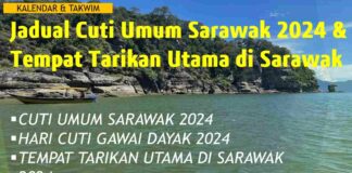 Jadual Cuti Umum Sarawak 2024