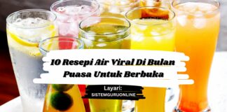 10 Resepi Air Viral Di Bulan Puasa Untuk Berbuka Puasa