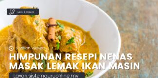 Himpunan Resepi Nenas Masak Lemak Ikan Masin untuk Berbuka Puasa