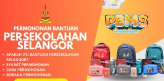Permohonan Bantuan Persekolahan Selangor, Jumlah Bantuan dan Syarat Kelayakan BANTUAN PERSEKOLAHAN SELANGOR