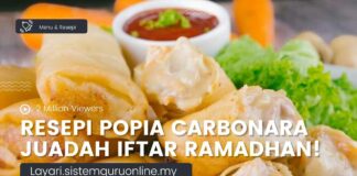 Himpunan Resepi Popia Carbonara Untuk Juadah Iftar Ramadhan