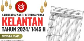 Kalendar dan Waktu Berbuka Puasa 2024 Kelantan Kalendar dan Waktu Berbuka Puasa 2024 Kelantan