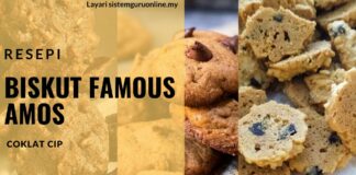 Himpunan Resepi Biskut Famous Amos Coklat Chip Resepi Biskut Famous Amos