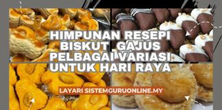 Resepi Biskut Gajus