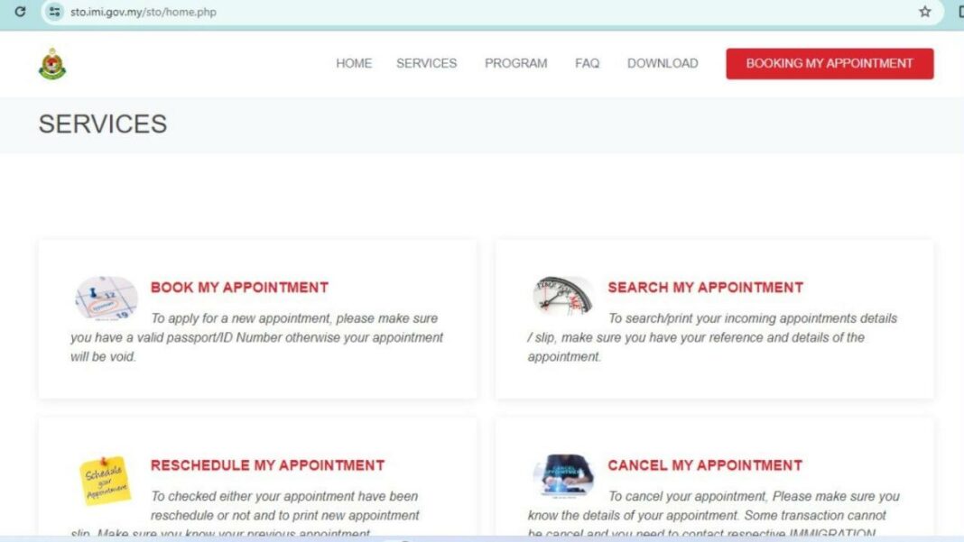 STO 2.0 : Cara Buat Temujanji Imigresen Online Dan Waktu Operasi Imigresen