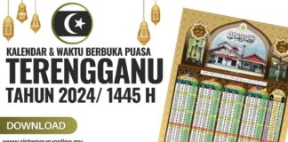 Waktu Berbuka Puasa 2024 Terengganu