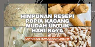 Resepi Popia Kacang