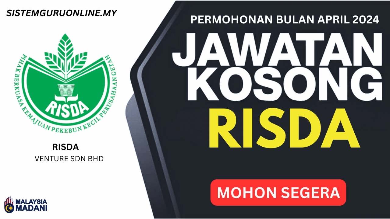 Pengambilan Jawatan RISDA April 2024