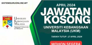 Jawatan Kosong UKM April 2024 Kini Dibuka Jawatan Kosong UKM April 2024 Kini Dibuka