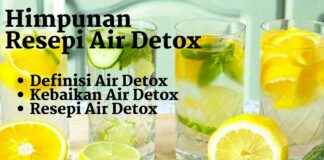 4 Resepi Air Detox Untuk Kempiskan Perut Buncit