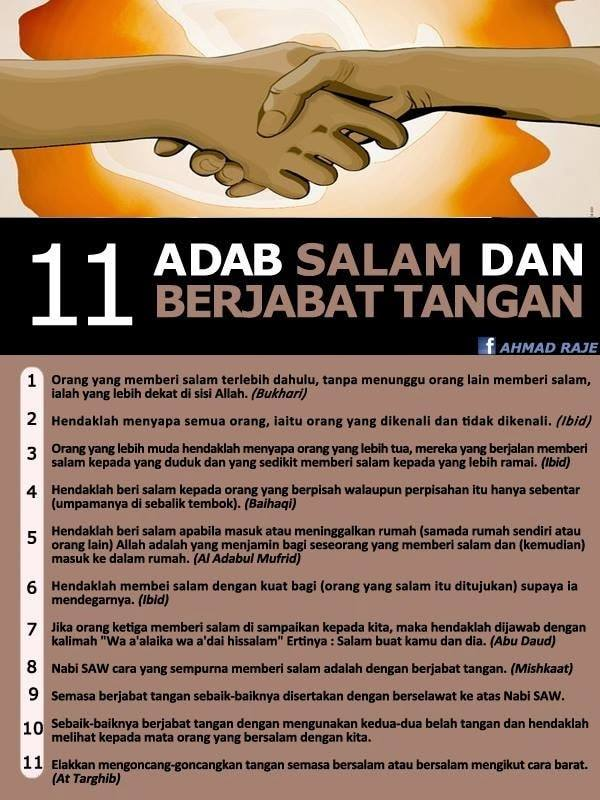 Senarai Dengan Siapa Kita Boleh Bersalam Dan Adab Bersalam Dalam Islam